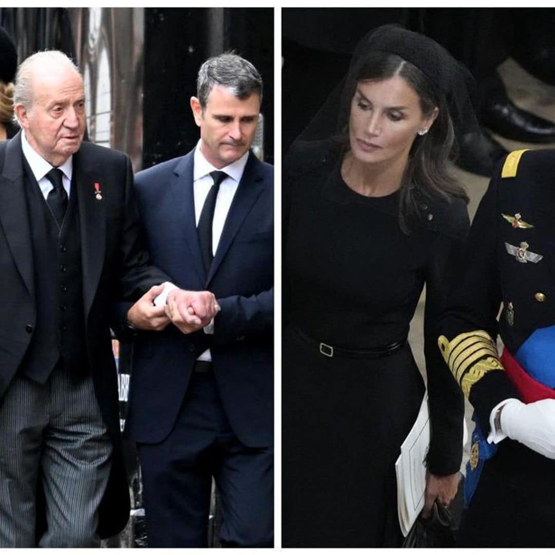 The four Kings of Spain reappeared together at the funeral of Queen Elizabeth II