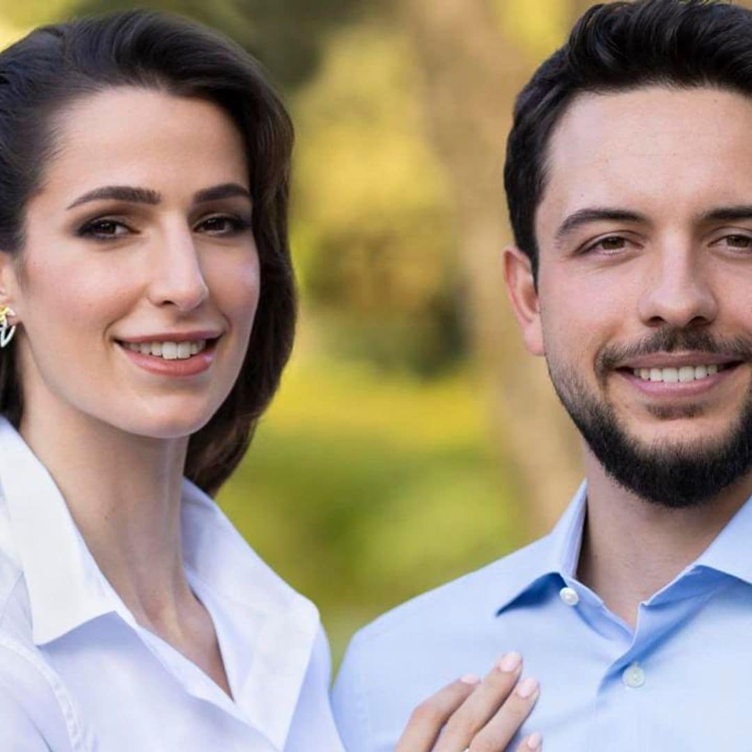 Queen Rania’s future daughter-in-law steps out for second engagement with Crown Prince Hussein