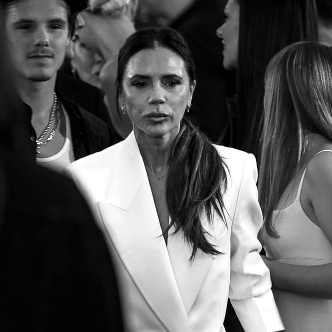 Victoria Beckham remembers lying in a hospital bed while David Beckham was in a photo shoot with Jennifer Lopez