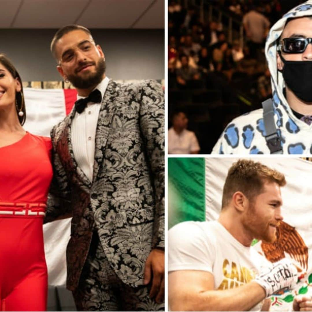 Maluma, Prince Royce, Bad Bunny and more Latin superstars light up Vegas for fight night!