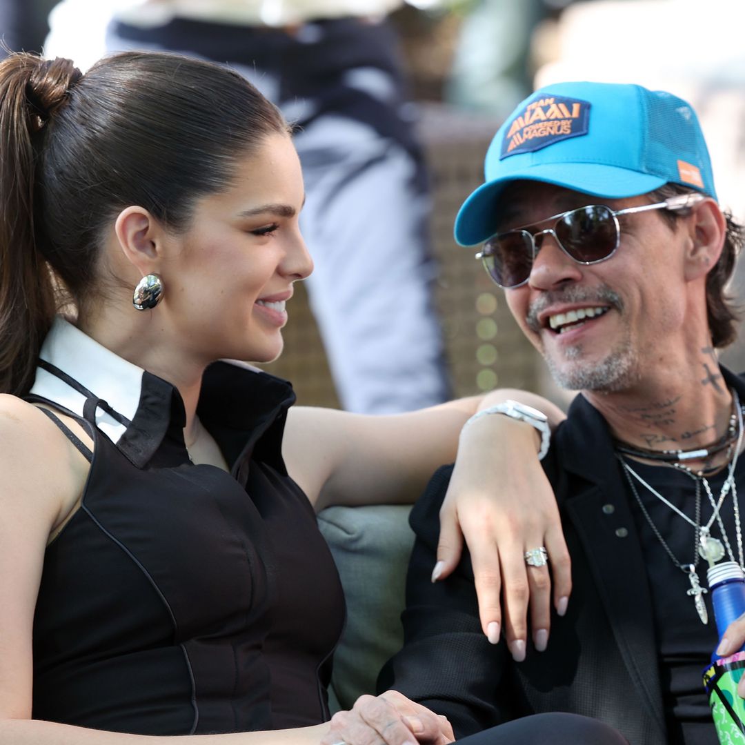 Marc Anthony and Nadia Ferreira share adorable photos of their son's first time in Disney