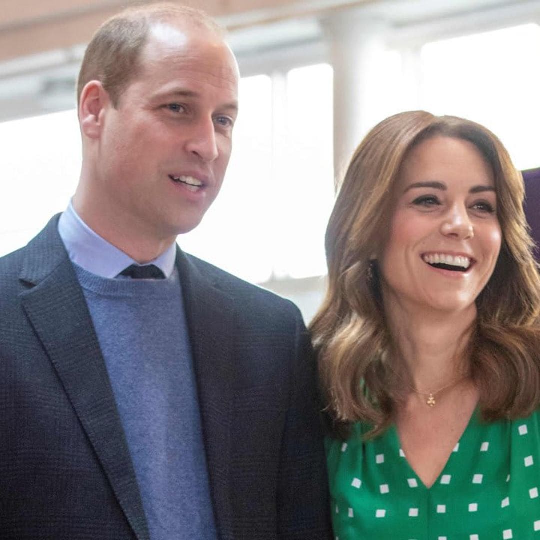 Kate Middleton and Prince William have family photos on display in new video message