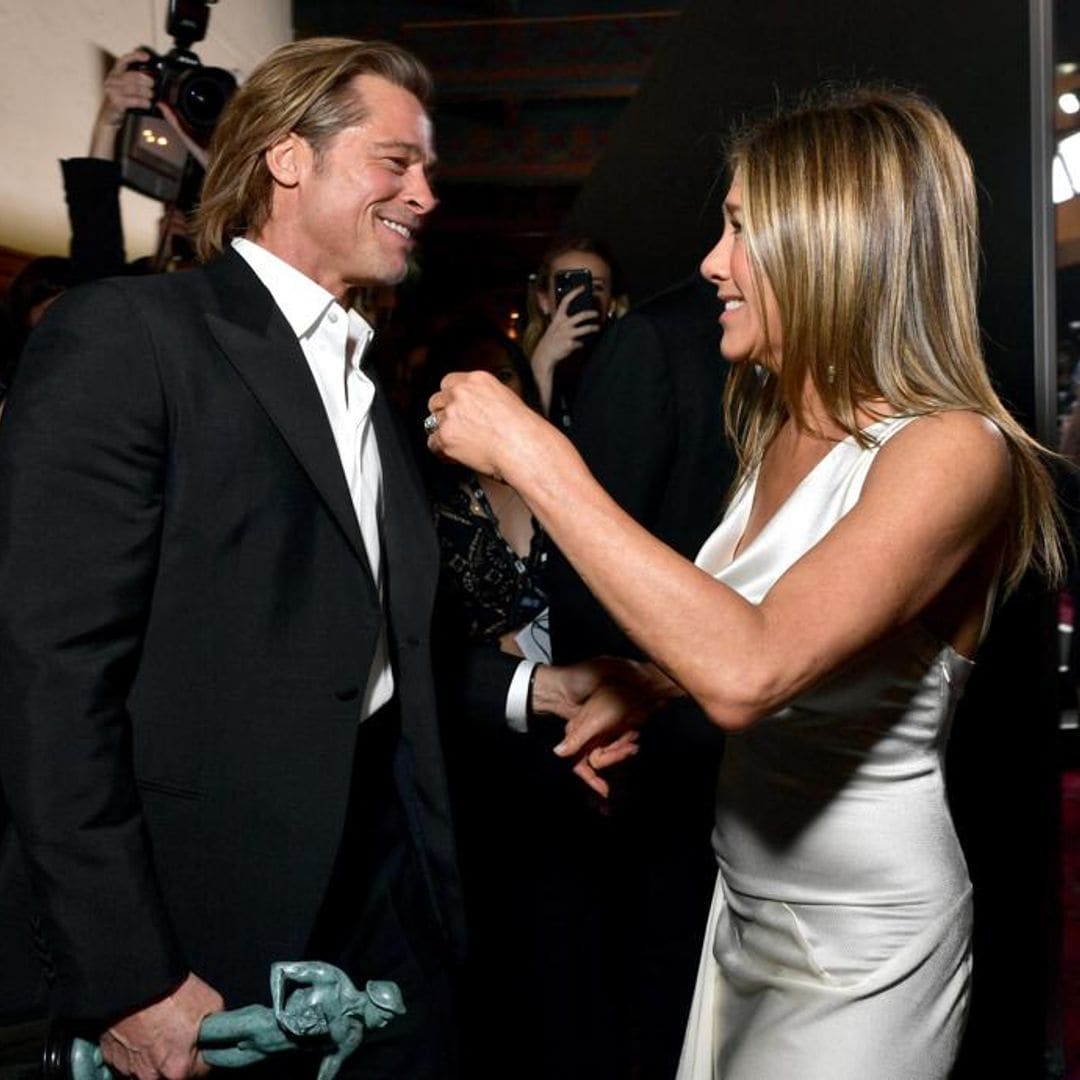 Watch Jennifer Aniston And Brad Pitt Reunite For A Flirty ‘Fast Times at Ridgemont High’ Table Read