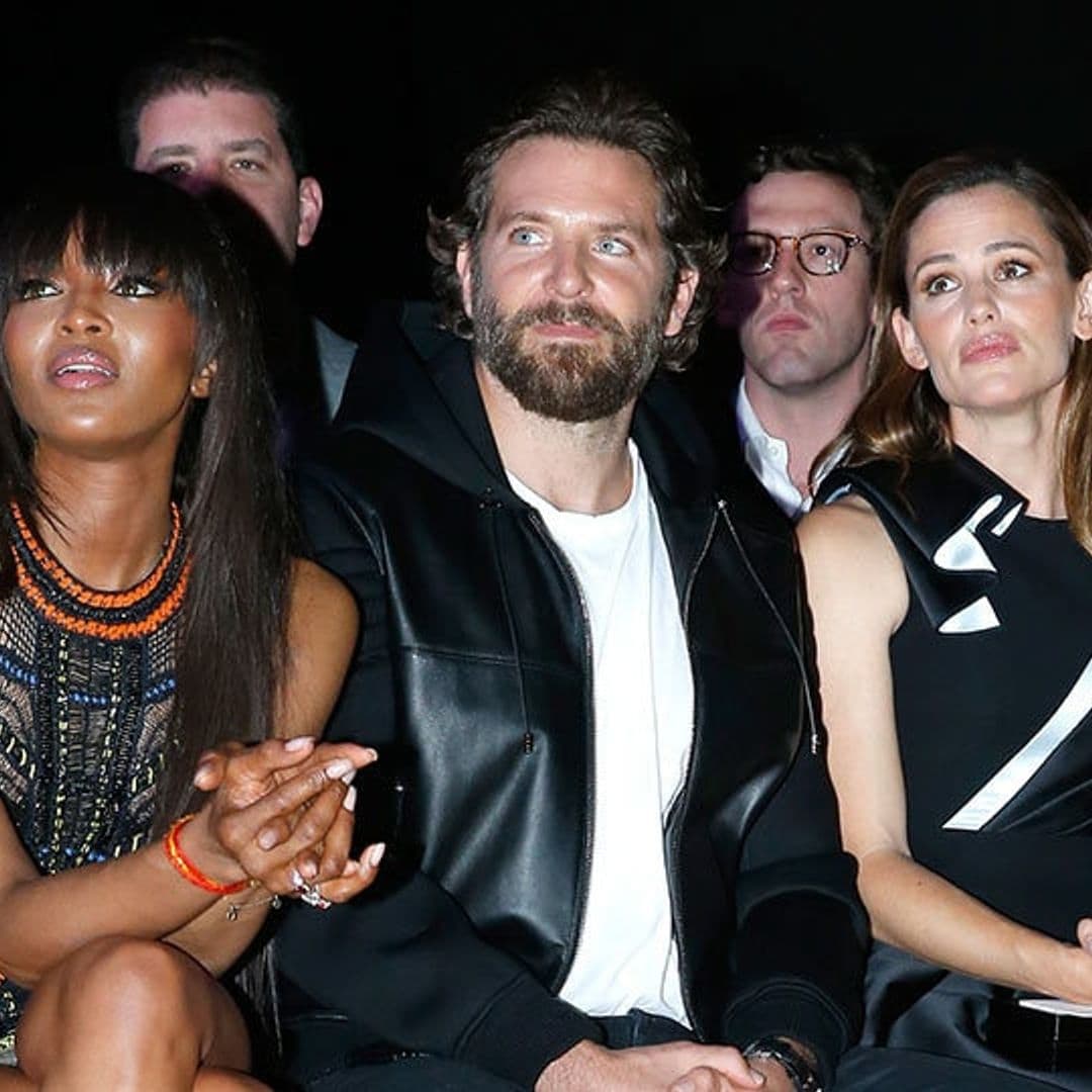 Bradley Cooper supports Irina Shayk at star-studded Atelier Versace show alongside Jennifer Garner