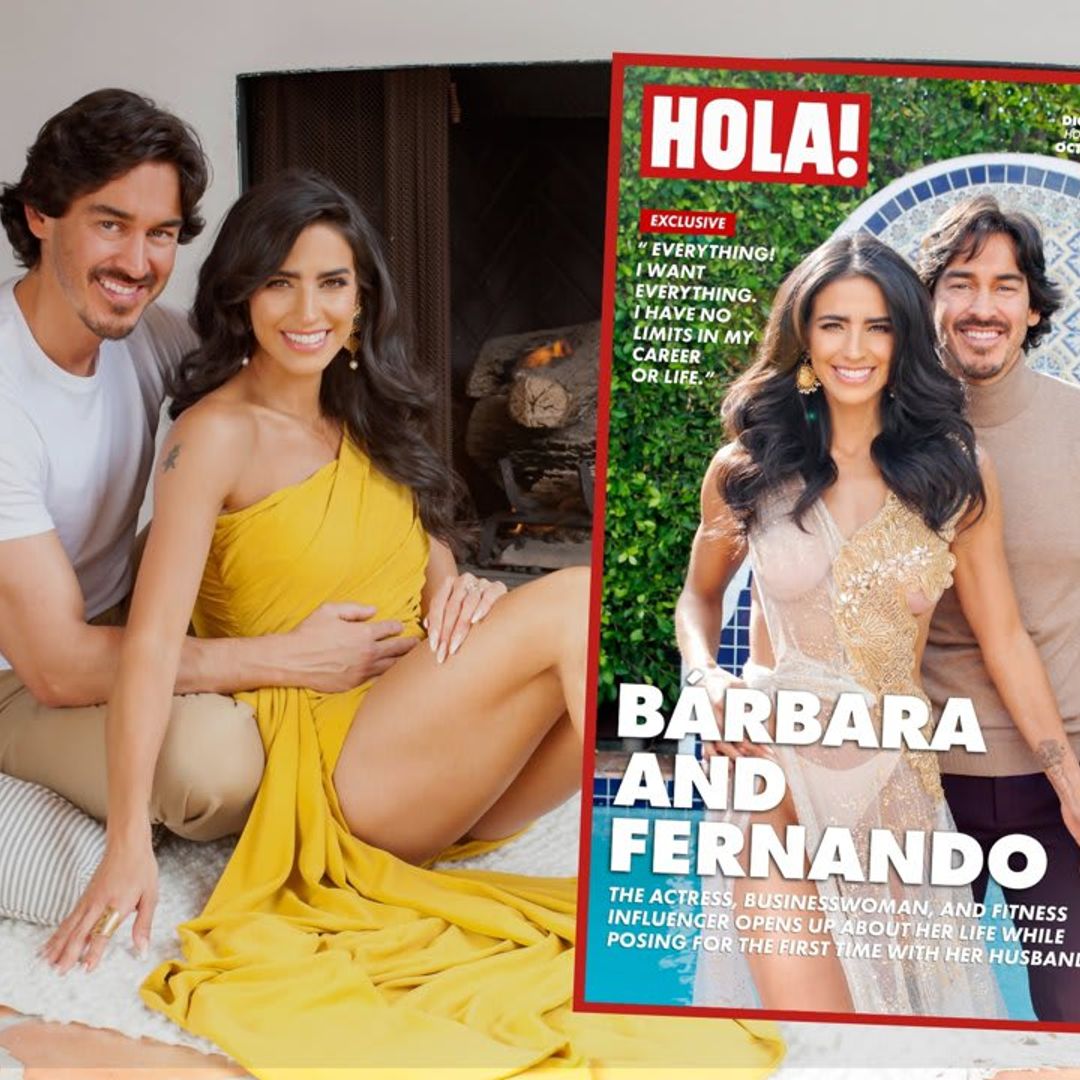 Bárbara De Regil and Fernando Schoenwald pose for the first time together