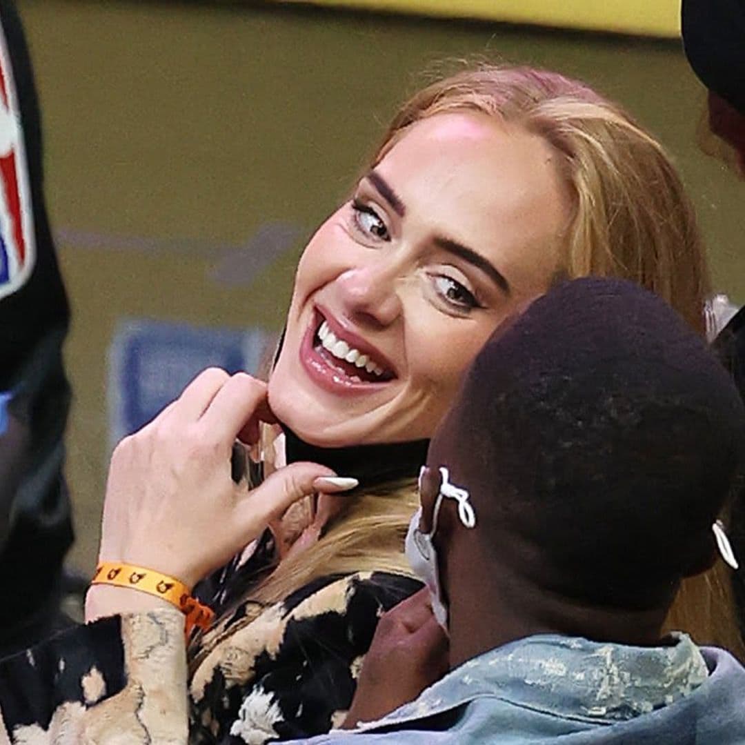 Adele and Rich Paul looked madly in love at the recent Lakers game