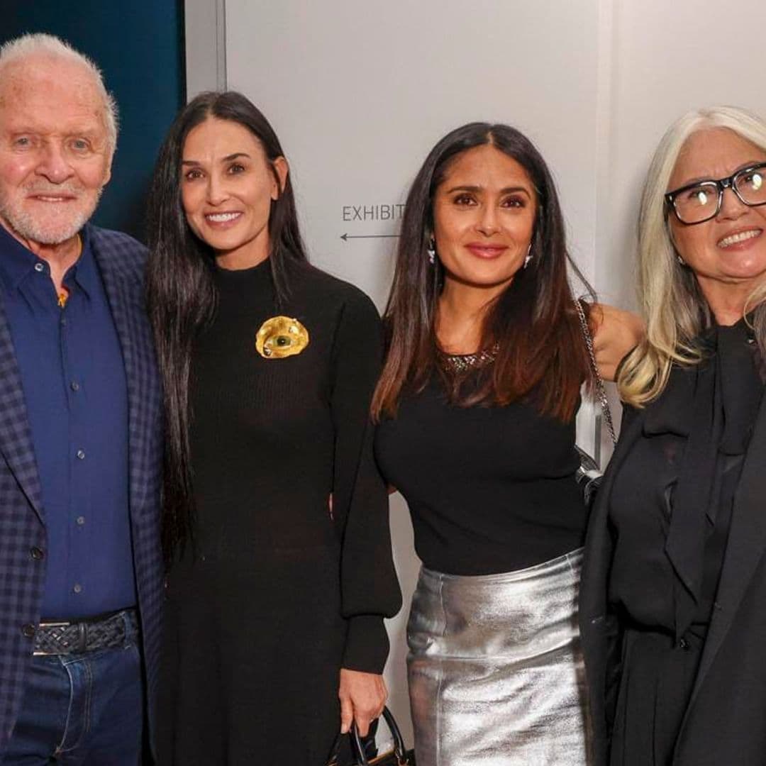 Salma Hayek, Sofia Vergara, and more attend Sami Hayek’s art exhibit