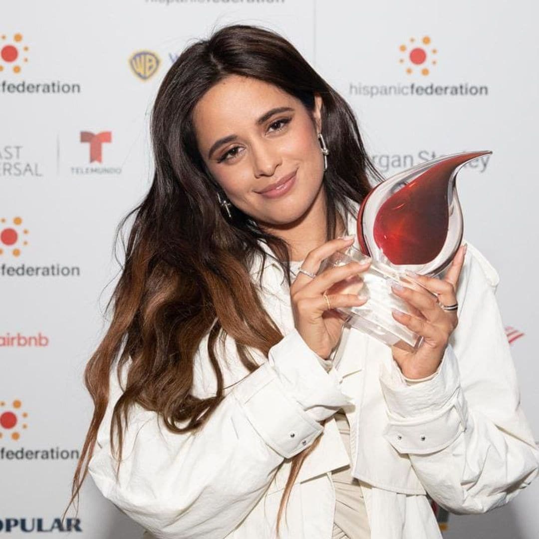 The Hispanic Federation honors Camila Cabello with the Premio Orgullo during their NYC gala