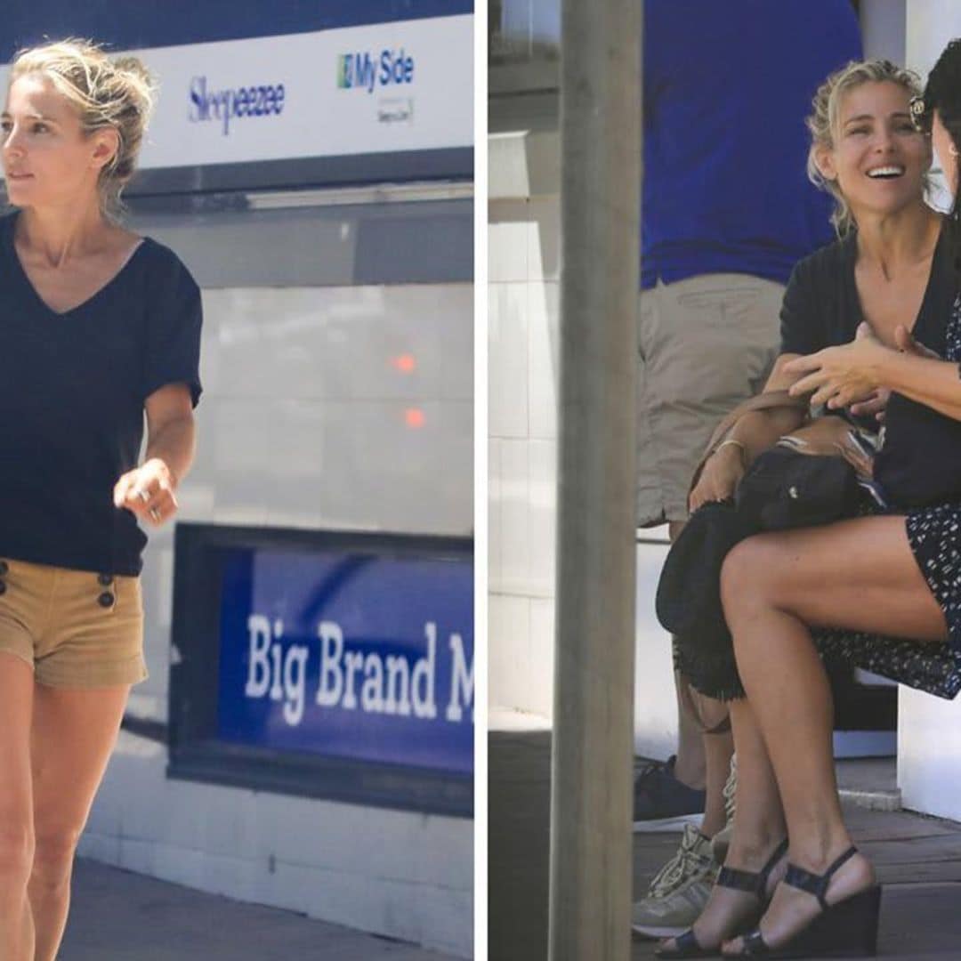 Pics! Elsa Pataky looks leggy and toned in Australia with Rossy de Palma