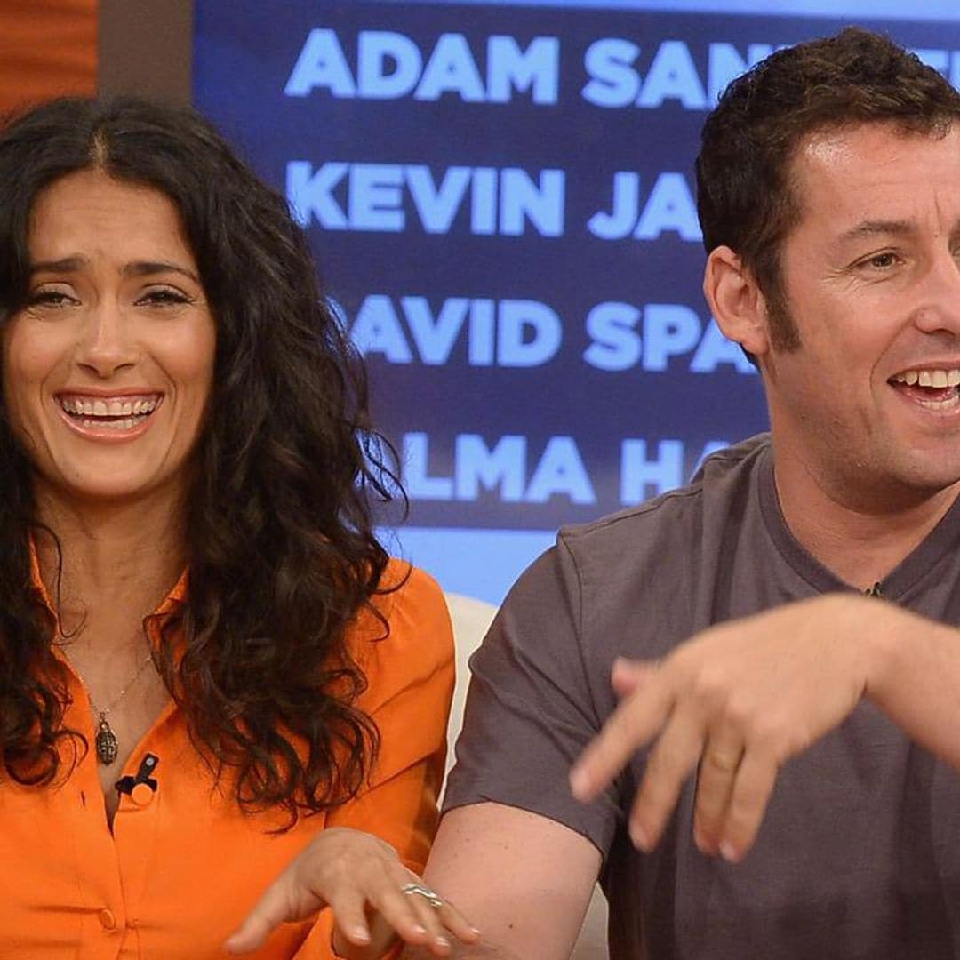 Salma Hayek says she couldn’t book a comedy until she met Adam Sandler