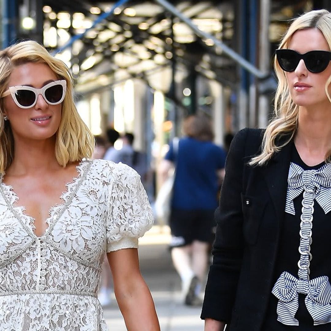 Paris Hilton and Nicky Hilton take a fashionable stroll in The Big Apple