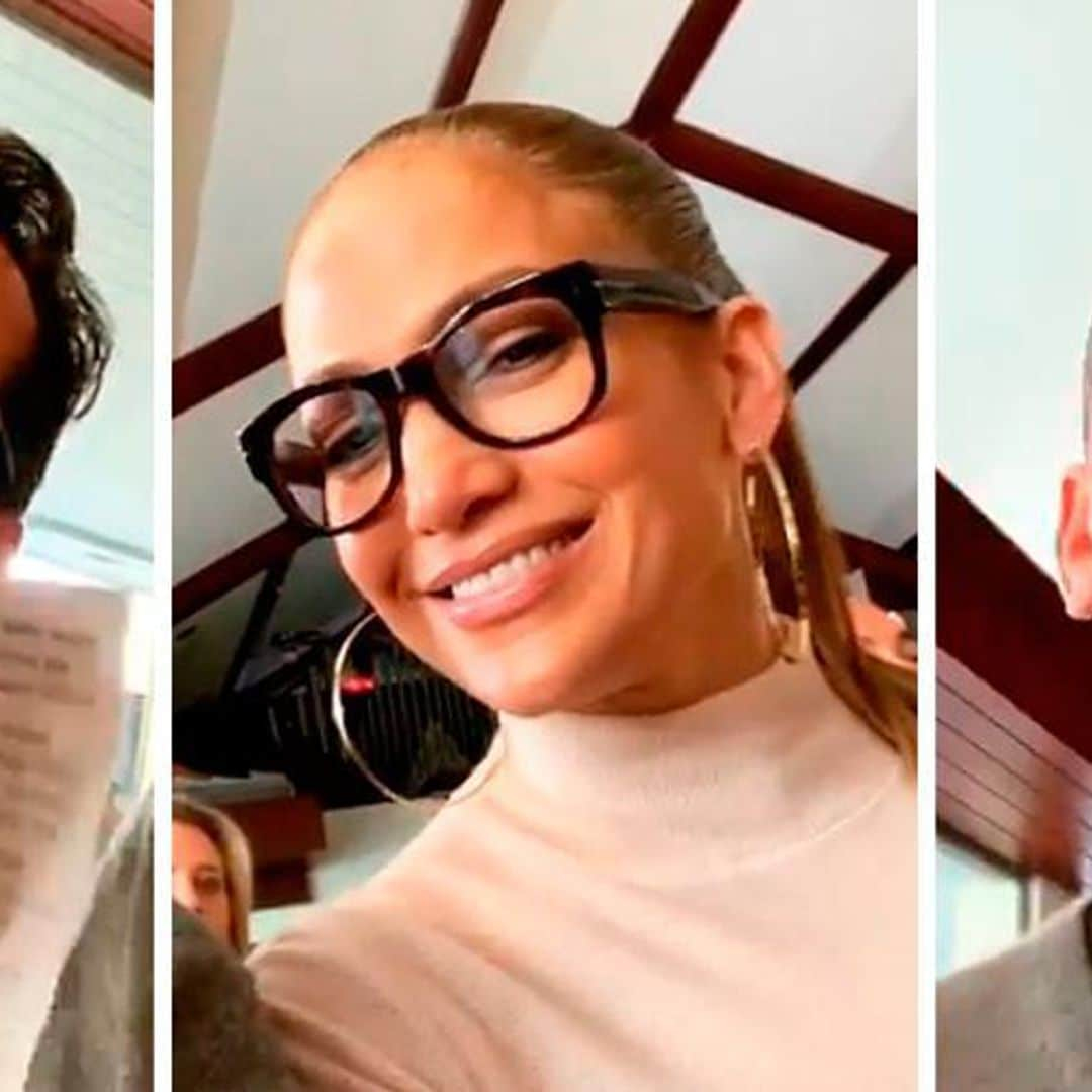 Modern Family! Jennifer Lopez, Alex Rodriguez and Marc Anthony sing their hearts out at their twins' school festival