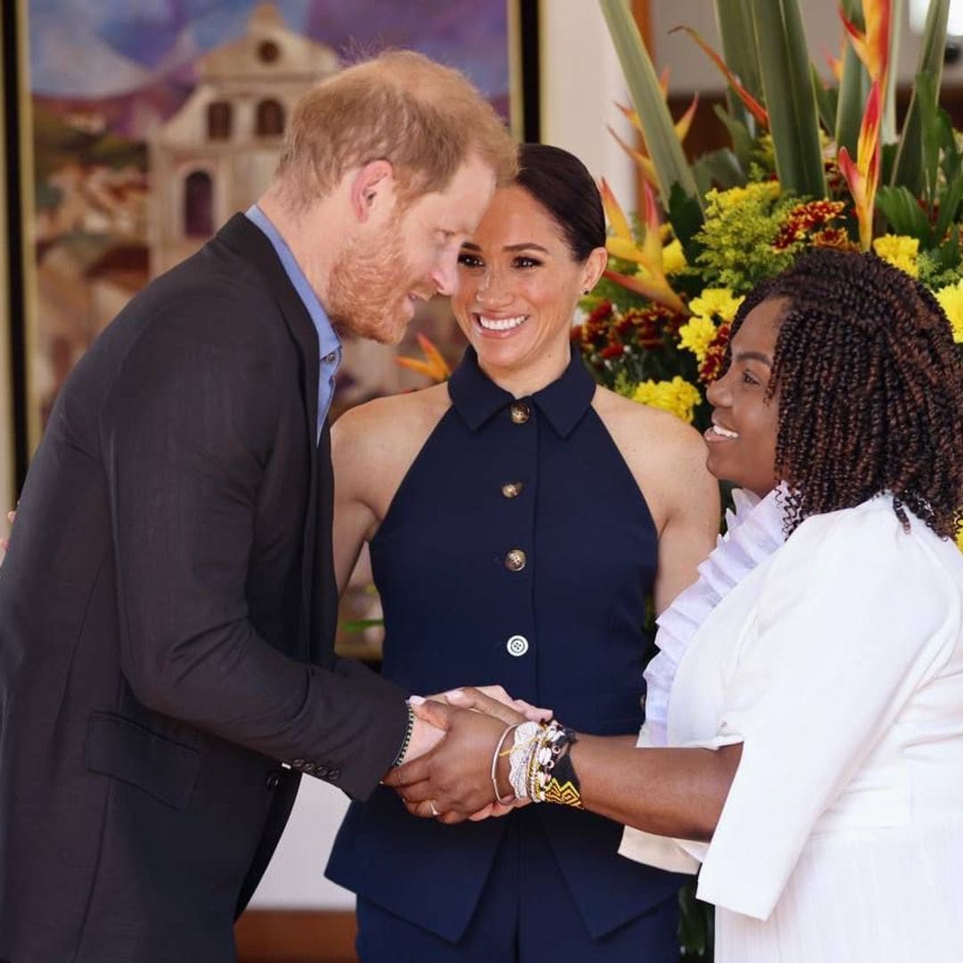 Meghan Markle and Prince Harry kick off visit to Colombia: Photos