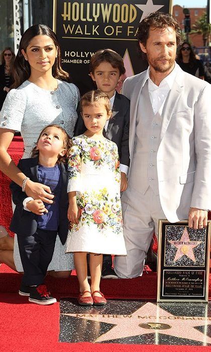 Matthew McConaughey’s family celebrates his star on Hollywood Walk of Fame