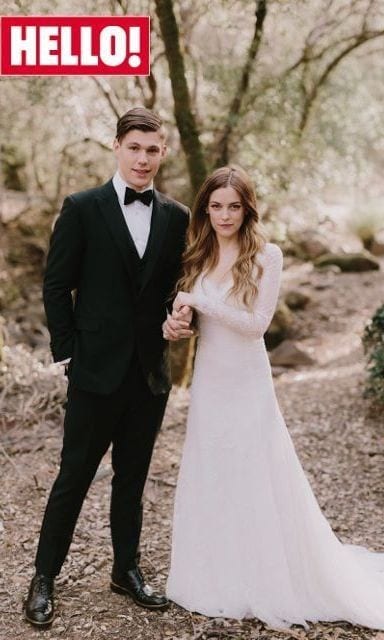 Exclusive First look at Riley Keough s wedding dress