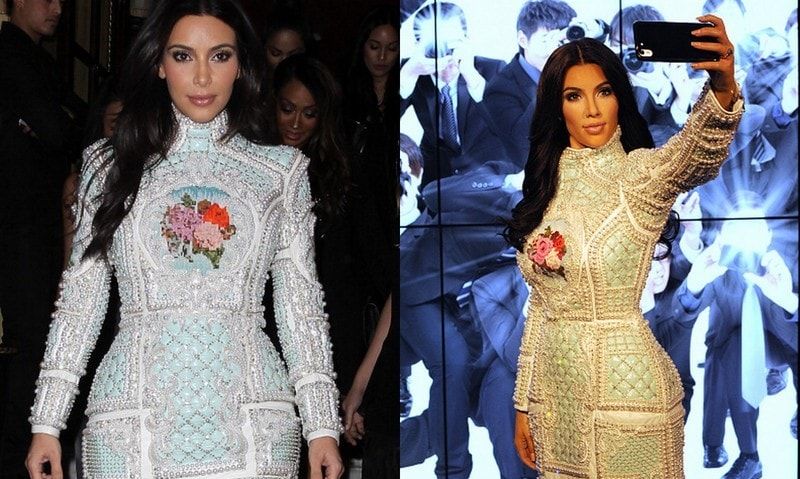 Kim Kardashian critics beg 'leave your face alone' & claim she looks like a  'wax figure' in new pics at fashion event