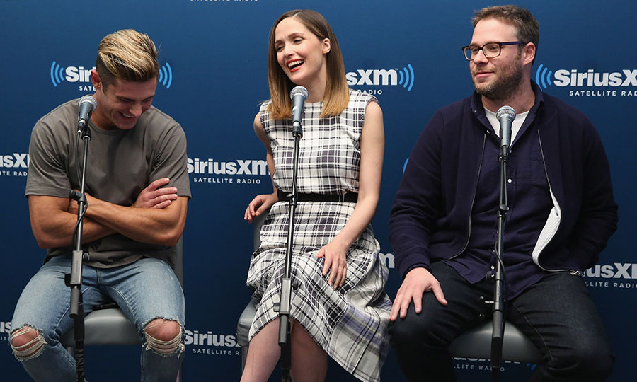 Actors Zac Efron, Rose Byrne and Seth Rogen participate in SiriusXM's  News Photo - Getty Images