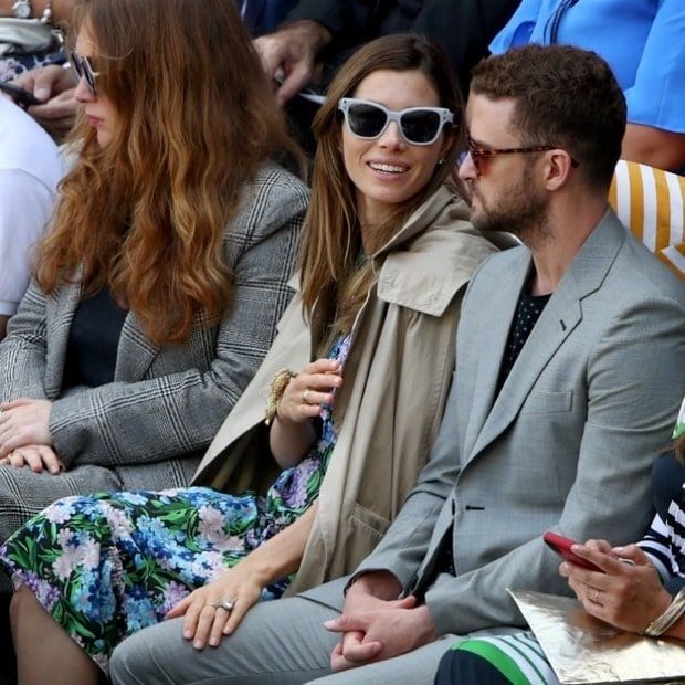 Justin Timberlake, Jessica Biel watch RAF flypast, Serena Williams at ...