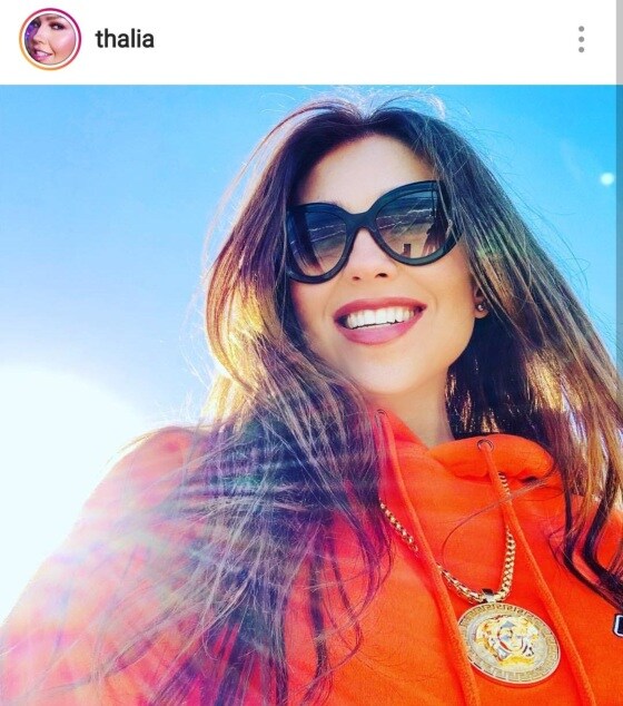 Thalía habla del precio de la fama