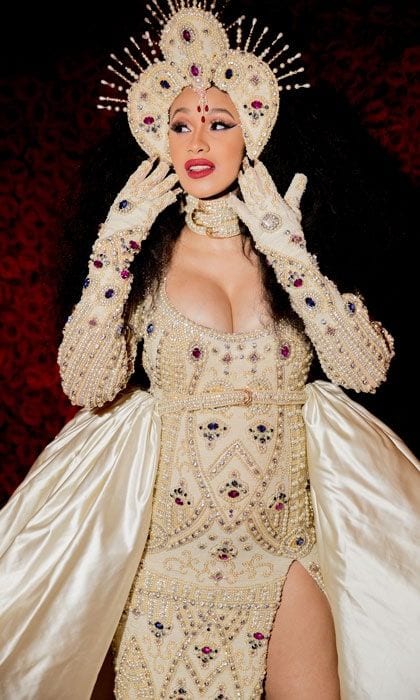 Cardi B Teases Music Video Look & Shows Off Kulture's New Gucci Fur Fashion