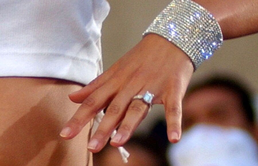 J lo clearance arod engagement ring