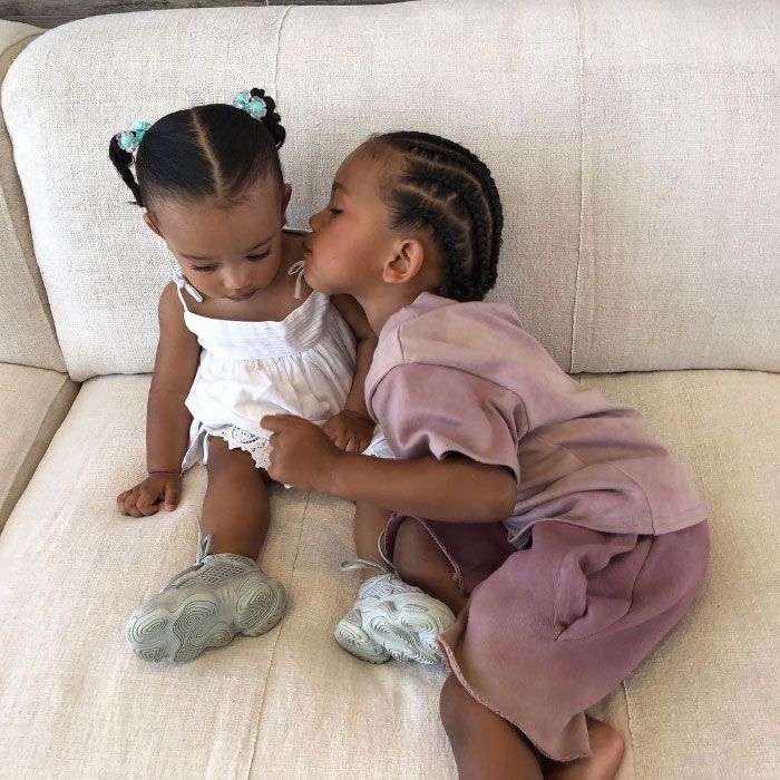 Kim Kardashian shares a sweet picture of her boys Saint and Psalm West