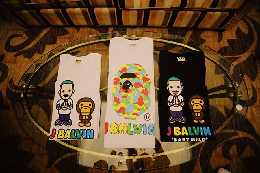 Get Buy J Balvin X Bape Cheap T-Shirt On Sale 