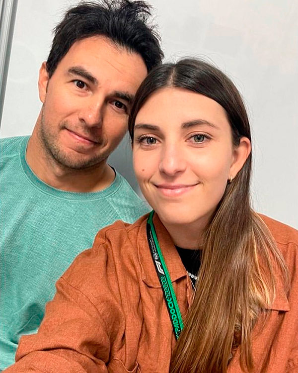 Checo Pérez y Carola Martínez