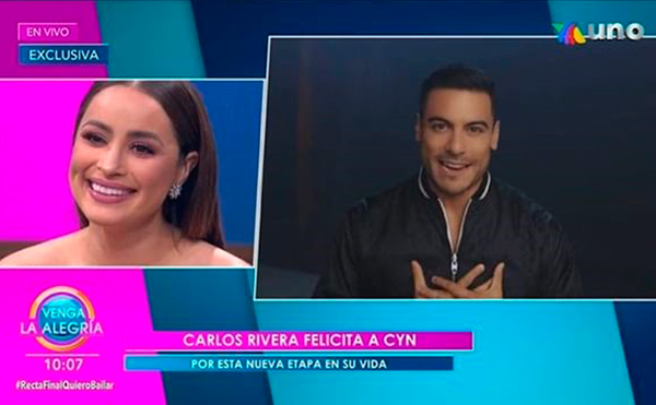 Cynthia Rodríguez y Carlos Rivera