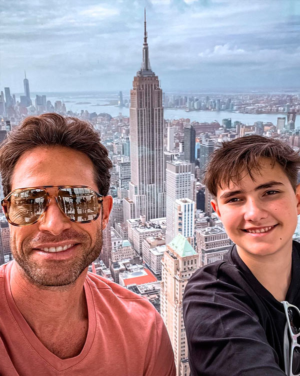 Sebastian Rulli y su hijo