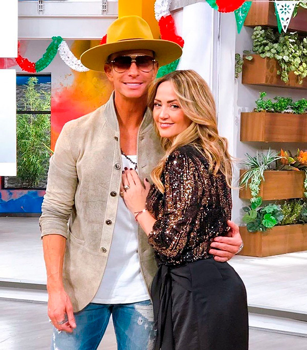 Erik Rubín y Andrea Legarreta