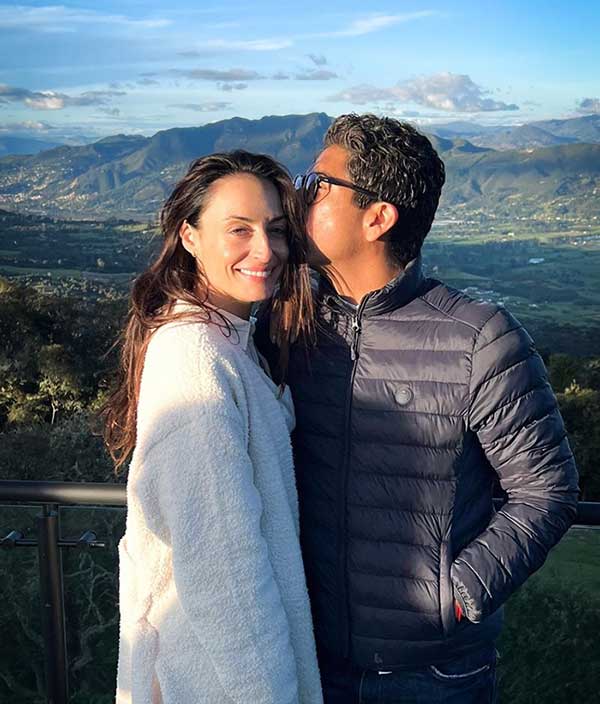 Marimar Vega y su esposo