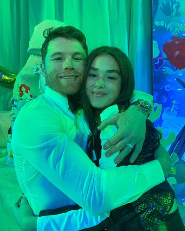 Canelo Alvarez y su hija Emily