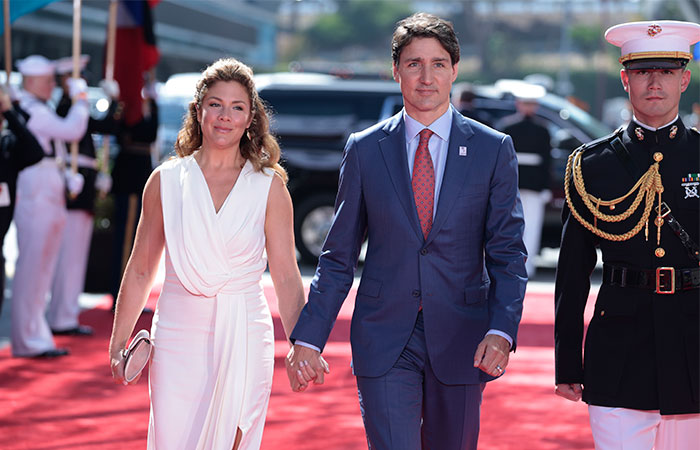 Justin Trudeau y Sophie