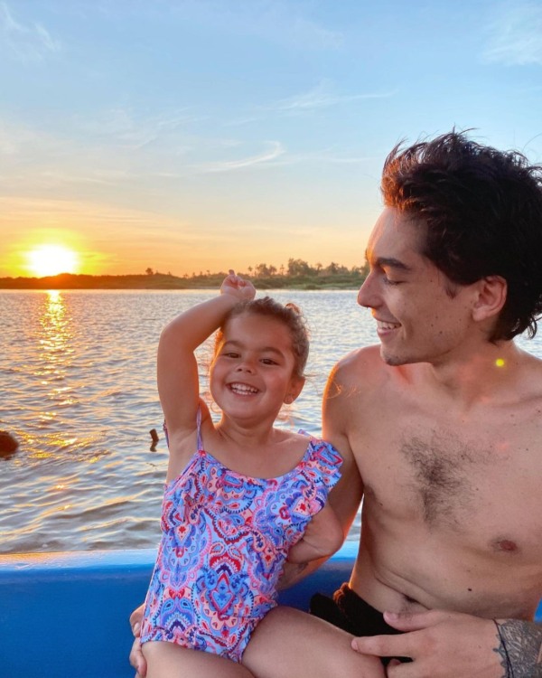 Sergio Mayer Mori y su hija Mila