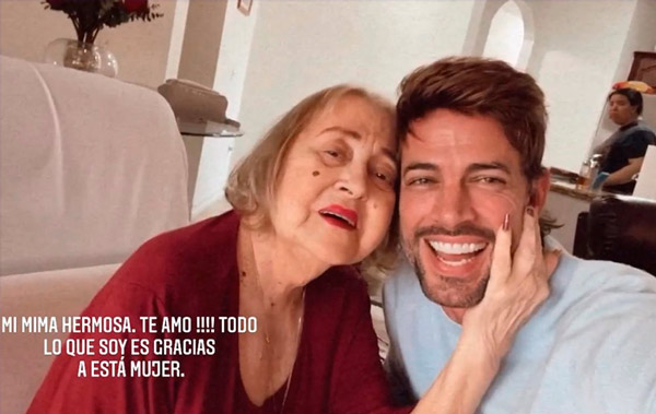 William Levy y su abuela Mima