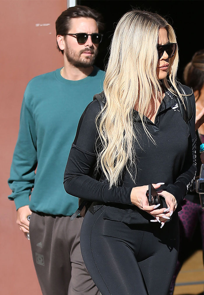 Khloe Kardashian y Scott Disick