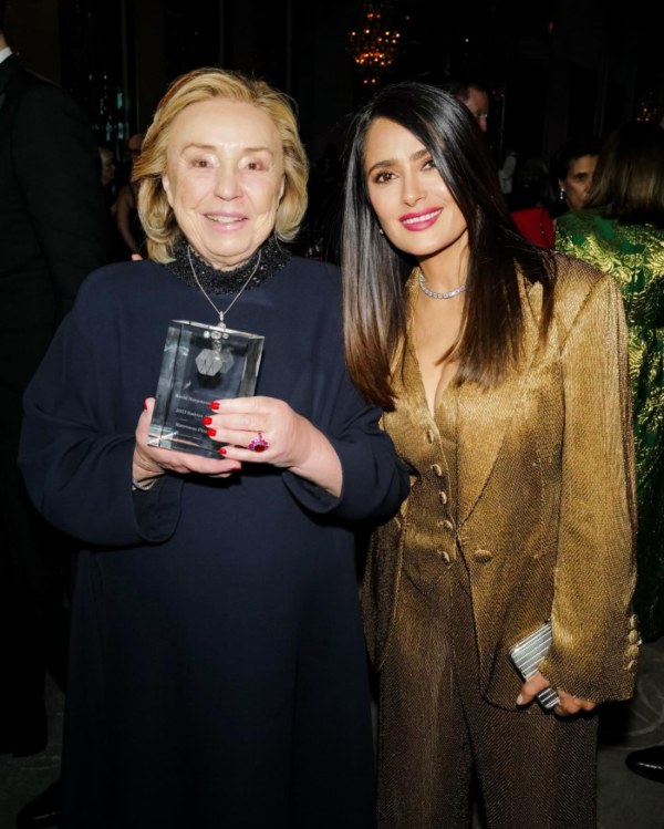 Salma Hayek y Maryvonne Pinault