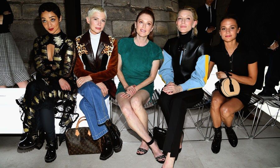 Paris Fashion Week: Celebrities and royals backstage, on the catwalk and in  the FROW