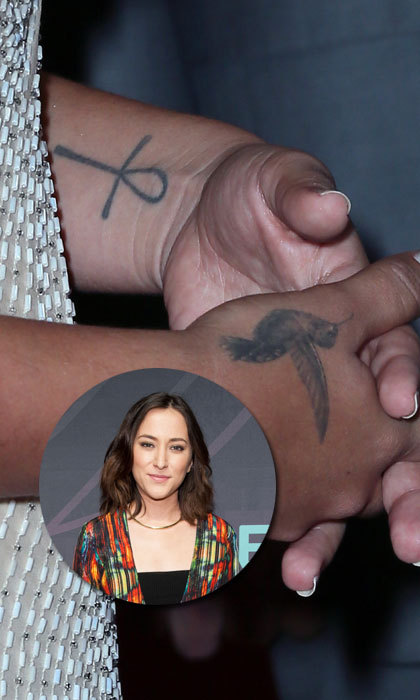 celebrity hand tattoos
