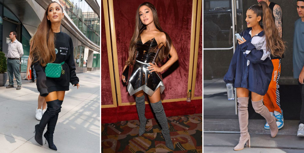 Ariana Grande y los boots hasta la rodilla para esta temporada - Foto 1