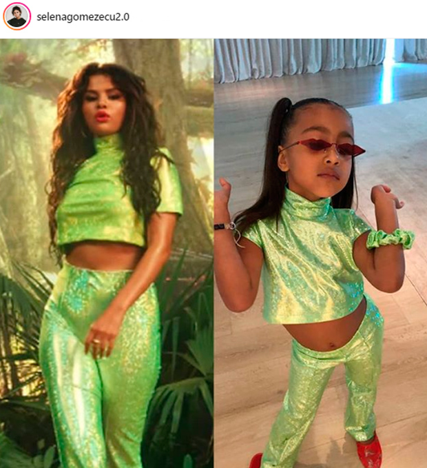 El outfit fosforescente de North West inspirado en Selena Gomez