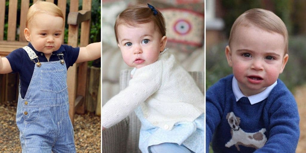 The similarities in Prince Louis, Prince Charlotte and Prince George ...