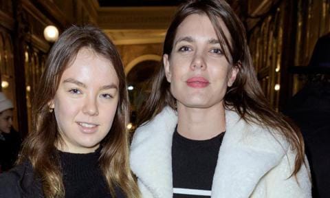 Sisters Charlotte Casiraghi, Princess Alexandra attend PFW shows