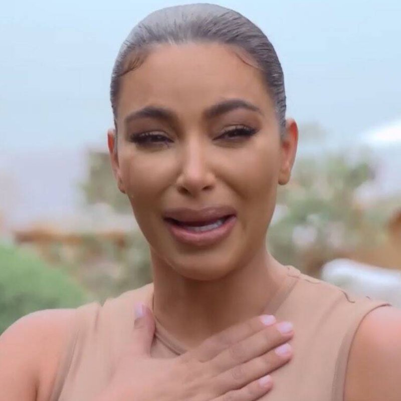 Kim Kardashian blessed us again with her iconic crying face