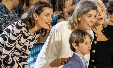 Charlotte Casiraghi’s son makes rare appearance with his mom and grandmother Princess Caroline