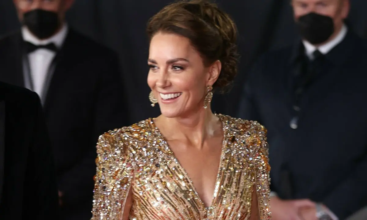 kate middleton dress gold