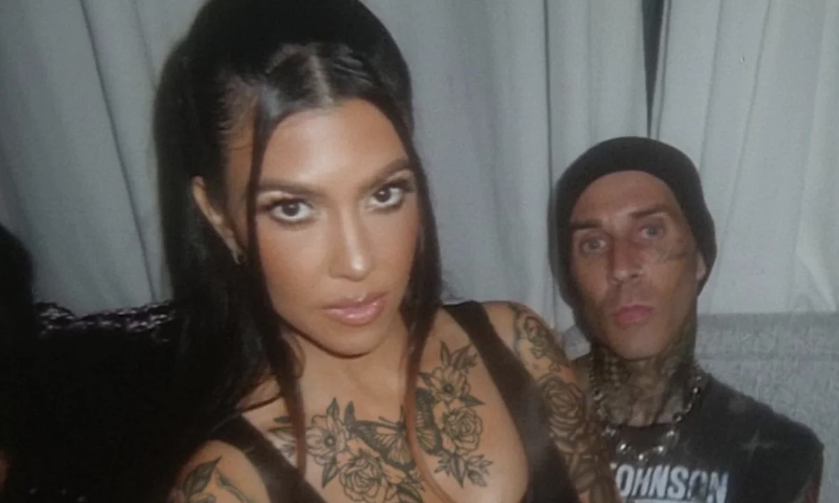 Travis Barker Shows Kourtney Kardashian Covered In Tattoos