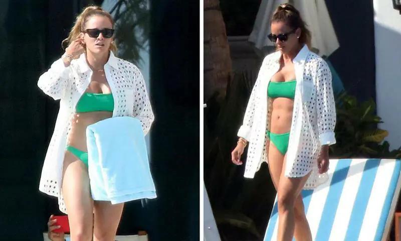 Michael Jordan's wife Yvette Prieto stuns in a green bikini