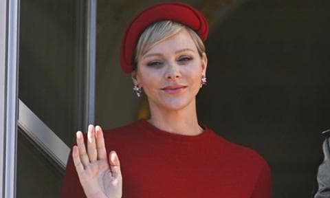 Princess Charlene looks radiant in red on Monaco’s National Day